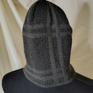 Men's Black And Gray Winter Beenie